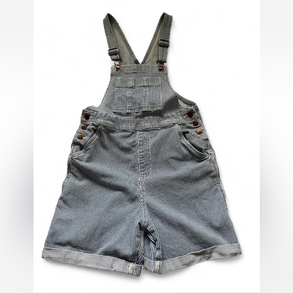 Blue & White Striped Shortalls!